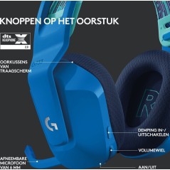 Logitech G G733 LIGHTSPEED Wireless RGB Gaming Headset - Ultimate Comfort & Immersive Sound in White